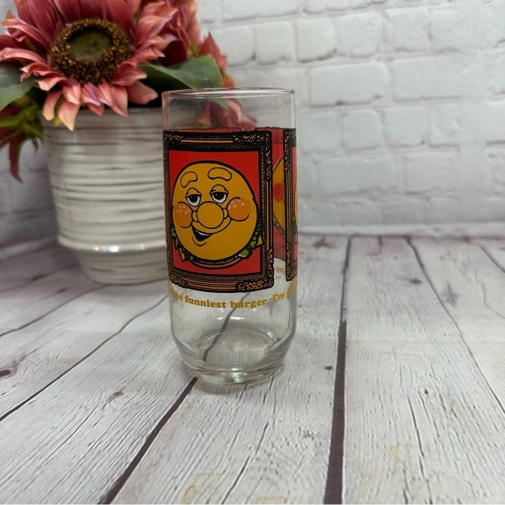 Vintage 1979 burger king tumbler  Smiley Face whopper retro collector' series